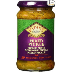 Patak's Mixed Pickle, Pack of 6 (6 x 283 g)