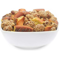 1 x 3 kg Nibble Mix Party Nibble Sweet & Sour Snack Peanut with Sesame Pretzel with Honey and Mustard Vegetarian