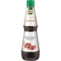 Knorr Professional Concentrated Broth Beef (Liquid, 30 g Broth is Enough for 1 Litre of Water) Pack of 1 (1 x 1 L)