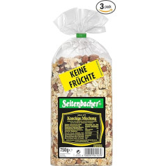 Seitenbacher Cereal Crisp Mix, Pack of 3 (3 x 750 g Pack)