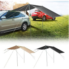 Car Awning Sun Protection SUV Tailgate Tent Awning Roof Car Canopy Caravan Trailer Sun Protection for Camping, Outdoor, Beach Outdoor Camping Accessories for Car, Truck, SUV