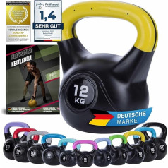 Body & Mind® Kettlebell 2-20 kg - Workout Weight Dumbbell for Strength Training - Professional Fitness Swing Dumbbell Made of Plastic