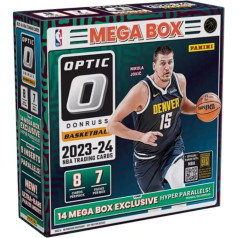 2023-24 Panini Donruss Optic Basketball Mega Box (56 Cards/Box) Hyper Parallels Sealed
