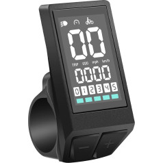 E-Bike Display Electric Bicycle Compatible with Bafang BBS01 BBS02 BBS-HD 1000W Mid Motor Waterproof Display with 0-5 PAS UART Protocol