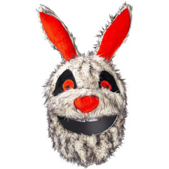 Motorradhelmbezug, lustige Helmdekoration, lustige Fahrten und Geschenke (Plüschtier, Crazy Rabbit)