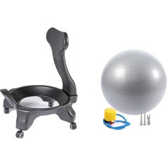 FNEDYHK Relief from Back Pain and Good Sitting, Office Desk, Yoga Ball Chair - Ergonomic Balance Posture Chair for Training, C