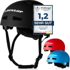 DUNLOP SPORTS Bicycle Helmet Children Teenagers Adults – Test Very Good – Lightweight Robust Urban Allrounder Helmet, 14-Way Ventilated, Quick Release, Car Head Adjustment