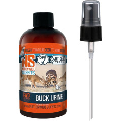 Nationwide Scents Deer Urine Deer Fragrance and Stimulus 8 oz Bottle, Whitetail Deer Lure, Rutting Buck Lure