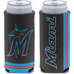 WinCraft MLB Miami Marlins Slim Can Cooler, Team Colours, One Size