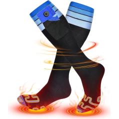 Gocheer Heated Socks for Men and Women, Heated Socks with Battery, Heated Socks with 7.4 V/22.2WH, 3 Adjustable Temperatures, Ski Gloves for Winter Skiing, Motorcycle, Cycling, Hiking