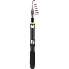 Telescopic Fishing Rod, Portable Mini Fishing Rod, Fishing Rod for Ice Fishing, Mini Fishing Tackle, 28049-100, Retractable Jigging Rod for Fishing, Beginners and Anglers (1.2M)(1.7M)