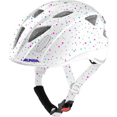 ALPINA XIMO LE Unisex Children's Bicycle Helmet (White Polka Dots)