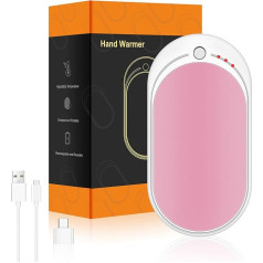 Raynaud Hand Warmer Electric USB Rechargeable Power Bank 5200 mAh Portable Pocket Warmer Reusable Electric Hand Warmer Winter Gifts for Women Men Raynaud Outdoor Camping Hiking Hunting Ski