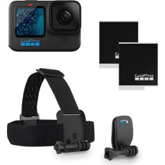 GoPro HERO11 Black Bundle - Includes HERO11 Black Camera, Headband + QuickClip and Enduro Battery (Total 2)