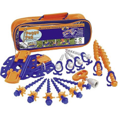 Peggy Peg Awning Attachment Set with Fix&Go Anchor Plates 2.0 & Various Screw Pegs, Floor Bracket for Fixing Awning Feet & Tent Poles When Camping, for Soft to Hard Floors