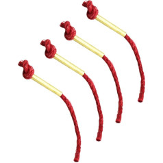 4 Pack Fuse Outdoor Accessories Camping Lighter Survival Lighter Campfire Lighters Fire Rope Tinder Tube Fire Rope Fire Rope Aluminum Sleeve Camping Fire Starter Rope BBQ Tools
