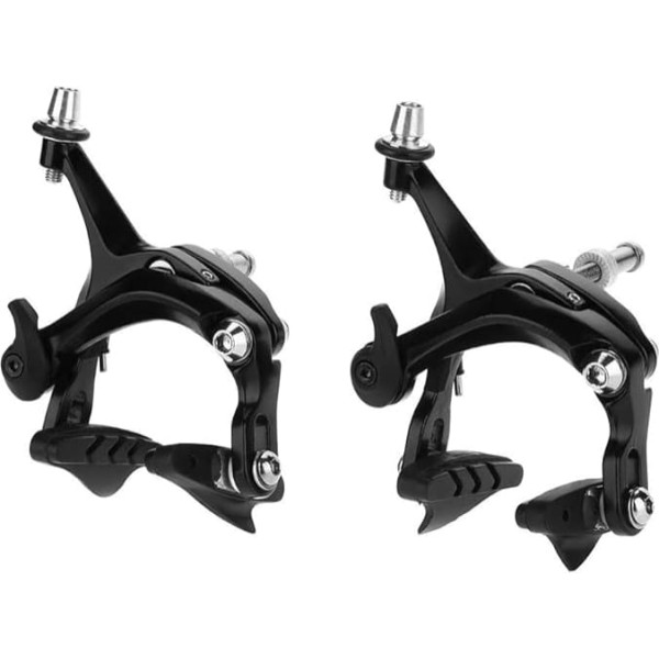 Bicycle V-shaped brake kit, 1 pair road bike V shape mechanical dual pivot brake set bicycle V brake kit bicycle repair parts accessories