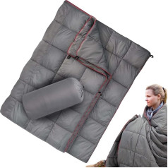 Down Travel Blanket - Thermal Insulated Camping Blanket - Portable Outdoor Blanket Lightweight Camping Blanket for Hiking Beach Picnic
