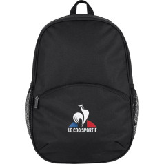 Le Coq Sportif Men's No. 2 Training Backpack Sports Bag, Black (Black), One Size, Black (Black)
