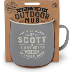 History & Heraldry Personalised Outdoor Mug (Scott)