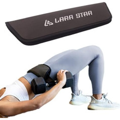 LARA STAR Hip Thrust Belt, Booty Belt for Hip Thrust, Hip Belt Pad for Glute Bridge Butt Workout with Dumbbells Kettlebells for Lunges Reverse Squat