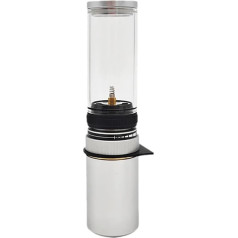 iFutniew Outdoor Gas Kerzenlicht Winddicht Einstellbar Gas Kerzenlicht Laterne Camping Kerzenlicht Camping Teil Weiß