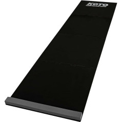 KOTO Puzzle Dart Mat, 237 x 60 cm, Grey Oche for Dart Games, Foam Dart Mat for Beginners and Professionals