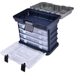 Demeras Fishing Tackle Container 4 Layers Multifunction Case for Fishing Tackle Fishing Lure Bait