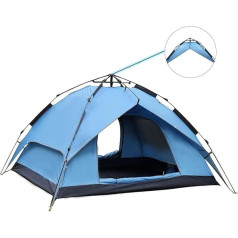 Pop Up Camping Tent Outdoor Waterproof 3-4 Person Folding Cabin Tent Hiking Family Camping Tent Travel Season