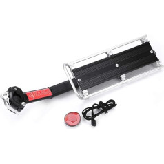 Keenso Bicycle Pannier Rack, Mountain Bike High-Strength Aluminium Alloy Bicycle Quick Release Pannier Rack Frame for Seat Post Under 33 mm