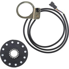 EMSea 12 Magnets Pulse Support System Speed Sensor with 3-Pin Plug 90 cm Cable for E-Bike PAS for Electric Bicycles
