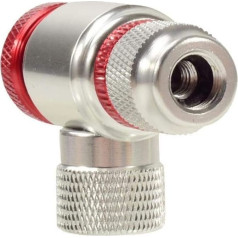 Bicycle for inflating with air CO2 aluminium alloy valve for inflating the bicycle tyre head and the valve pump head compatible with the bicycle tyre