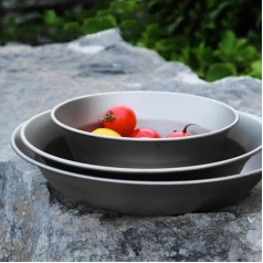 UTTASU Ultralight Camping Titanium Bowl, Ideal for Hiking and Backpacking, 850ml