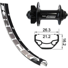 XLC V-Rad 26x1.9 XLC 6-Loch..sz SSP 32L