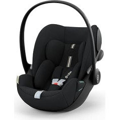 CYBEX Gold Cloud G i-Size Plus Baby Car Seat with Newborn Insert, From Birth to Approx. 24 Months, for Children from 40 cm to 87 cm, Max. 13 kg, Moon Black