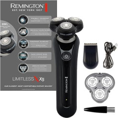 Remington Men's Electric Razor [SynX Hybrid Cutting System: Rotation & Foil Shaver, Wet & Dry Shaver, 360° PivotBall] X5 (Includes Detail Trimmer) Rotation Shaver XR1755