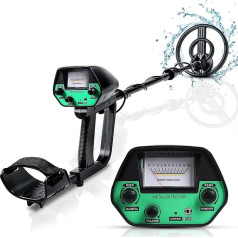 Children's Metal Detector, Professional Metal Detector for Children 12+, Precision Function and DISC Mode, Max. 1 m Depth Detection, Funny Toy for Boys [Without Battery]