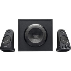 Logitech Z623 speaker system with subwoofer Deep bass, 400 watts peak power, THX-certified, 3.5 mm and RCA inputs, multi-device, UK plug, PC / PS4 / Xbox / DVD player / TV / phone / tablet