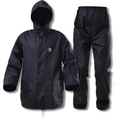 ZOEGO Rain Suits for Men Women Waterproof Heavy Duty Raincoat Fishing Gear Jacket and Pants Hidden Hood