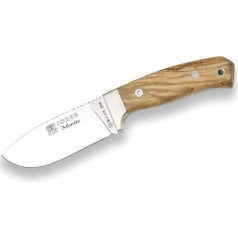 Joker Montés CO18 Survival Knife 10 cm Blade Full Shaft Olive Wood Handle Tool for Fishing, Hunting, Camping and Trekking