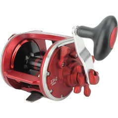 Baitcasting-Angelrolle mit Zahlenanzeige, Metall-Angelschnurrad für River Lake