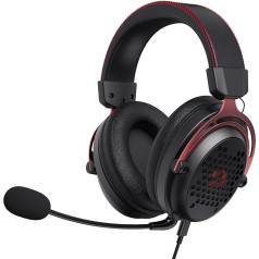 Redragon H386 Wired Gaming Headset - 7.1 Surround Sound - 53 mm Audio Driver Memory Foam Ear Pads with Durable Fabric Cover - Multi-Platform Headphones - USB Port for PC/PS4/NS