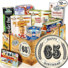 65th Gift + Gifts 65th Birthday Man + Ostprodukte Gift Set