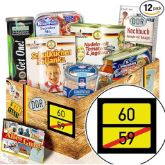 Place Sign 60 – DDR Gift Set – For 60th Birthday Gift – DDR Gifts