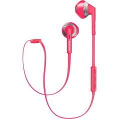 Philips SHB 5250PK In-Ear Bluetooth Headphones with Microphone (Earbud, 4.5 Hours Battery) Pink