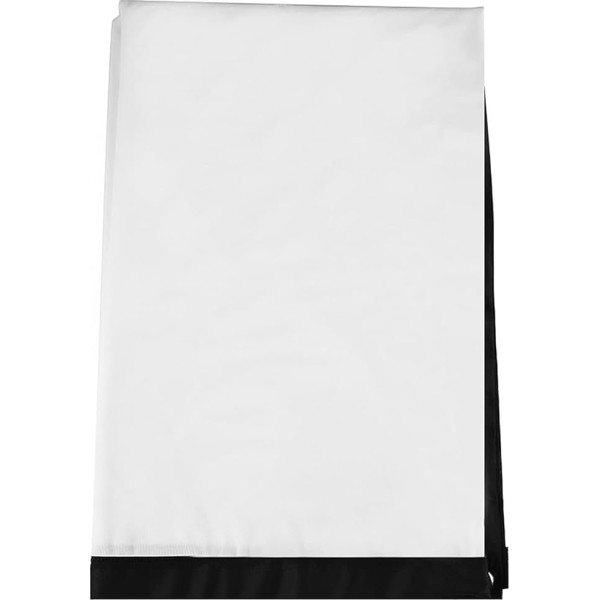 Tiiyee Projection Screen, 60-120 Inch 16:9 Projection Screen Rear Projection Screen Portable Foldable Wrinkle-Free White Projection Screen (72 Inch)