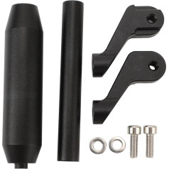 Akozon Motorcycle Navigation Mount Aluminum Alloy for 1200 GT Rally 2022-2023 with 22mm and 12mm Tubes Black