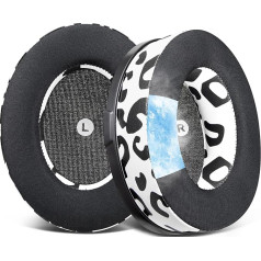 SOULWIT Cooling Gel Replacement Ear Pads for Audeze Penrose/Penrose X/Mobius, Cushions for HyperX Cloud Orbit/Orbit S Headphones, Cushion with Durable Ice Silk Fabric, Noise Isolation Foam