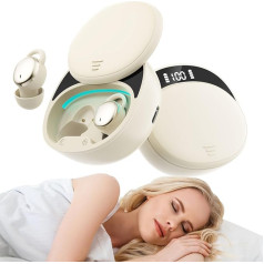 Sleep In Ear Small Headphones Mini Invisible Sleep Earbuds for Small Ear Canals Bluetooth Earphones for Sleeping Wireless Ear Buds Noise Cancelling TWS Wireless Earphones Bluetooth for iPhone
