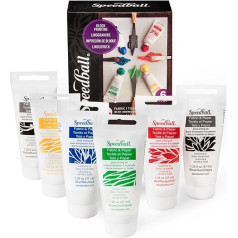 Speedball Fabric & Paper Block Printing Ink Set -6 Colors